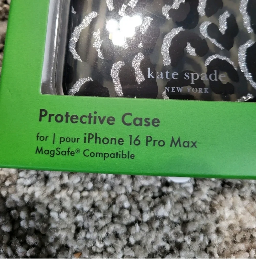Kate Spade iPhone 16 Pro Max Leopard Animal Print Magsafe Cellphone Case